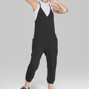 Wild Fable Black Knit Jumpsuit